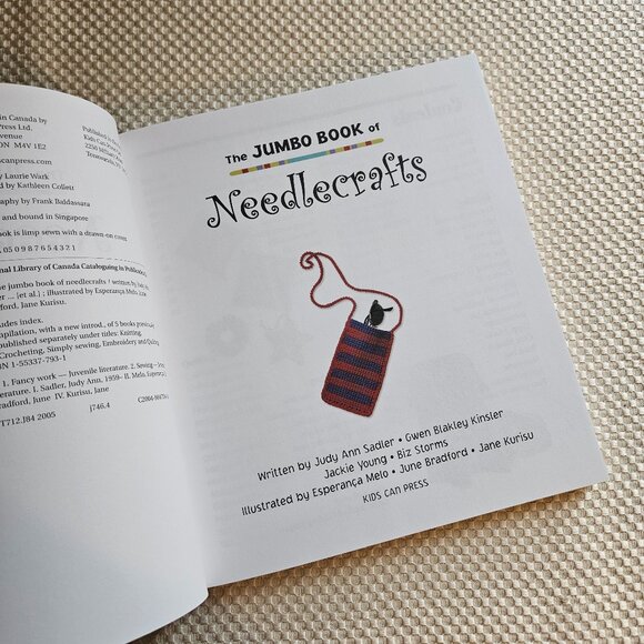 4/$25 Kids Can Press - The Jumbo Book of Needlecrafts - Paperback - Picture 2 of 6